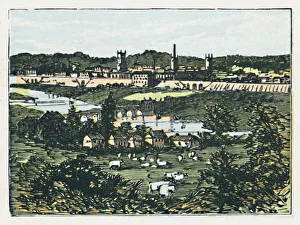 Thames River Landscape Prints: Reading, c1910