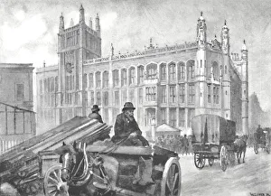 The Record Office, Fetter Lane, 1891. Artist: William Luker The Record Office, Fetter Lane, 1891. Artist: William Luker