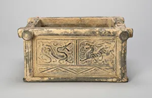 Han Dynasty Rectangular Wellhead Print, 1st century B.C./A.D