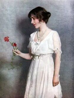 The Red Carnation, Lady Elizabeth Bowes-Lyon, 1923 The Red Carnation, Lady Elizabeth Bowes-Lyon, 1923
