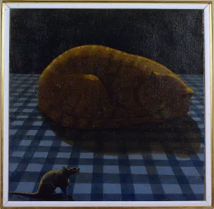 Animal In Art History Prints: Red Cat