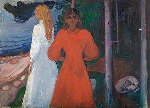 Edvard Munch Norway Prints: Red and White