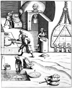 Copper Refining Print, 1683
