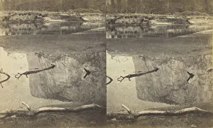 Yosemite National Park Images Prints: Reflection of El Capitain in the Merced River, 1870 / 71. Creator: Anthony & Company