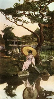 Herbert Ponting Prints: Reflections, 1910. Creator: Herbert Ponting