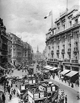 Regent Street, London, 1926-1927. Artist: McLeish Regent Street, London, 1926-1927. Artist: McLeish