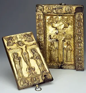 Reliquary of the True Cross, End of 11th-Early 12th cent. Artist: Byzantine Master Reliquary of the True Cross, End of 11th-Early 12th cent. Artist: Byzantine Master
