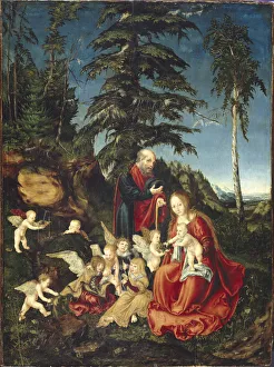 The Rest on the Flight into Egypt, 1504 Print