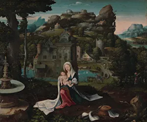 The Rest on the Flight into Egypt Print