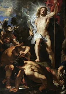 Baroque Christian Art Prints: The Resurrection of Christ (central panel)