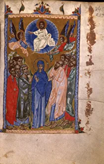 The Resurrection (Manuscript illumination from the Matenadaran Gospel), 14th century The Resurrection (Manuscript illumination from the Matenadaran Gospel), 14th century