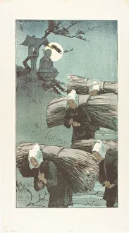 Agricultural Labourer Paintings Prints: The Return, 1907. Creator: Helen Hyde