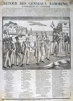 Print of General Ramorino's Return, 1831