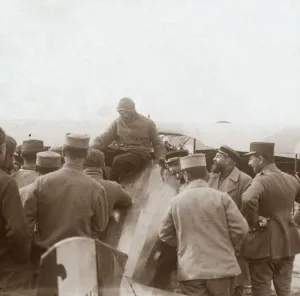 First World War Flight Prints: Returning from a mission, c1914-c1918