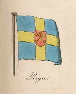 Riga City Print, 1838 Engraving