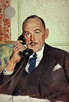 World War II Britain Prints: The Right Honourable Oliver Lyttleton