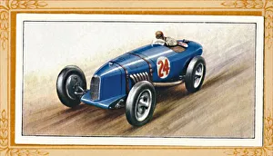 Classic Automobile Art Prints: Riley Two-Litre Racing Model, c1936