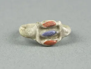 Egyptian Heritage Art Prints: Ring with Inlaid Openwork Bezel, Egypt, New Kingdom, Dynasty 18 (about 1350 BCE)