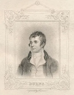 Robert Burns Portrait Prints: Robert Burns, (1821). Creator: Freeman