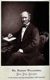 Victorian Era Writer Prints: Robert Williamson. Creator: Unknown