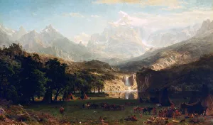 The Rocky Mountains, Landers Peak, 1863. Artist: Albert Bierstadt The Rocky Mountains, Landers Peak, 1863. Artist: Albert Bierstadt