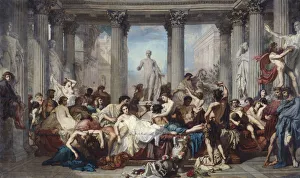 The Romans of the Decadence, 1847. Artist: Thomas Couture The Romans of the Decadence, 1847. Artist: Thomas Couture
