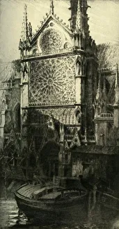 Rose Window Architecture Prints: The Rose Window, 1908. Creator: Unknown