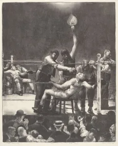Between Rounds, Small Second Stone Print 1923