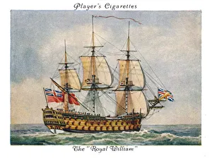 British Naval Warfare Prints: The Royal William, 1936. Creator: Unknown