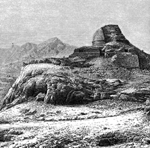 A ruined tope (stupa) in the Khyber Pass, Pakistan/Afhanistan, 1895 A ruined tope (stupa) in the Khyber Pass, Pakistan/Afhanistan, 1895
