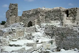 Caesarea Ruins Print - Ancient Roman Architecture
