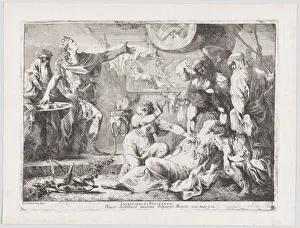 The Sacrifice of Polyxena, 1776. Creator: Giovanni David The Sacrifice of Polyxena, 1776. Creator: Giovanni David