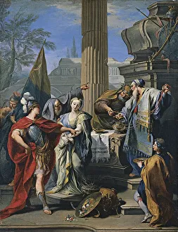 Rococo Era Paintings Prints: The Sacrifice of Polyxena, unknown date