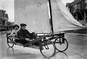 Sail Wagon Print, Brooklyn circa 1910-1915