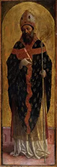 Saint Augustine Painting Prints: Saint Augustine. Creator: Foppa, Vincenzo (active 1456-1516)
