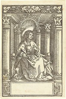 Saint John Print by Hans Springinklee