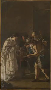 Saint Lawrence Distributing Alms Print, 1625-1626