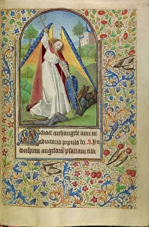 Saint Michael Battling the Devil Print, 1466-1470