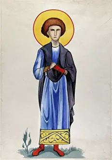 Christian Martyrdom Scene Prints: Saint Pantaleon. Creator: Unknown
