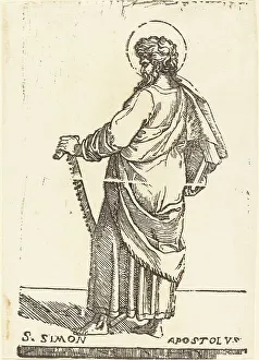 Saint Simon Print by Jacques Stella