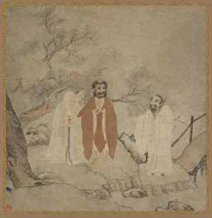 Sakyamuni, Laozi and Confucius, Between 1368 and 1644. Artist: Chinese Master Sakyamuni, Laozi and Confucius, Between 1368 and 1644. Artist: Chinese Master