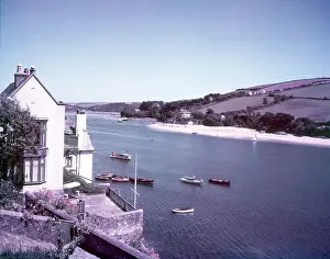 Salcombe Devon Prints: Salcombe, Devon, c1955. Creator: Arthur Charles Kirby Ware