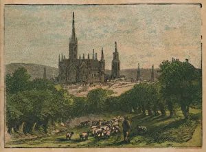 Salisbury Cathedral Prints: Salisbury, c1910. Creator: Unknown