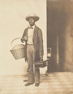 George K. Warren Print: Yale Campus Vendor, ca. 1858