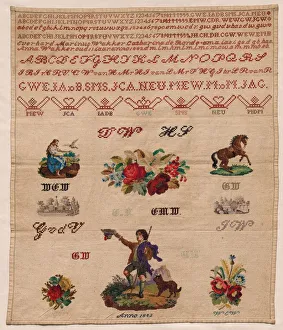Sampler, 1882. Creator: Unknown