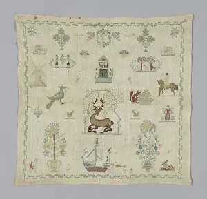Denmark Sampler Print, 1814
