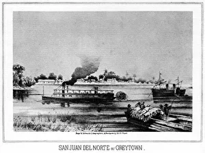 San Juan del Norte (Greytown), California, 19th century (1937).Artist: Nagel & Schwartz San Juan del Norte (Greytown), California, 19th century (1937).Artist: Nagel & Schwartz
