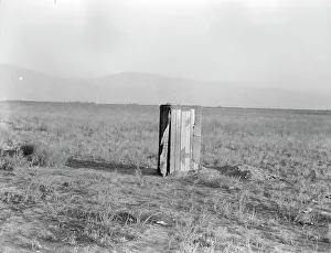 Sanitary Facilities Print, Ditch Bank Camp, Kern County, CA 1936