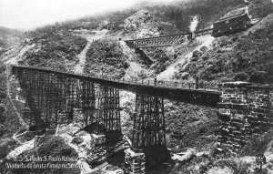 Sao Paulo Railway, Brazil, early 20th century Sao Paulo Railway, Brazil, early 20th century