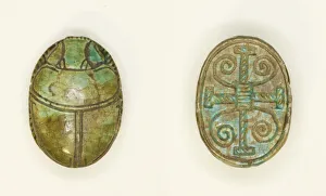 Scarab: Cross Pattern, Egypt, Second Intermediate Period Print